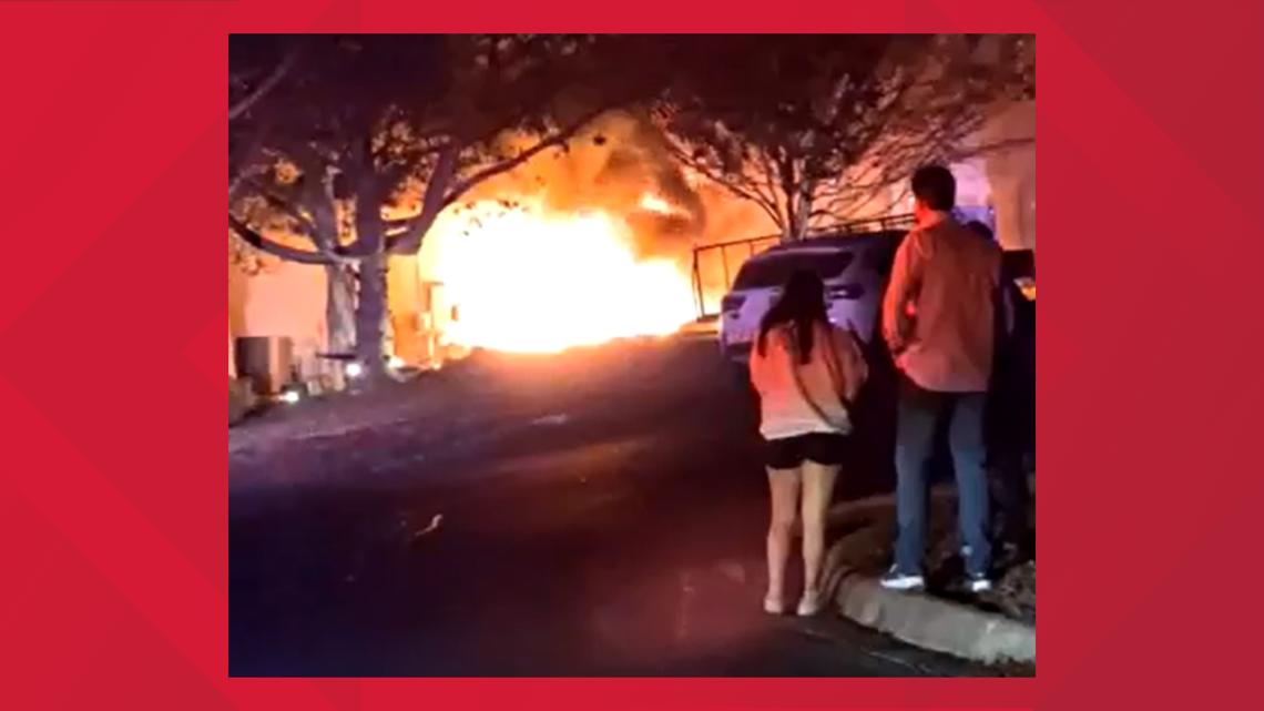 SAFD: Fire quickly contained in garage of north-side home; dog rescued, no injuries reported