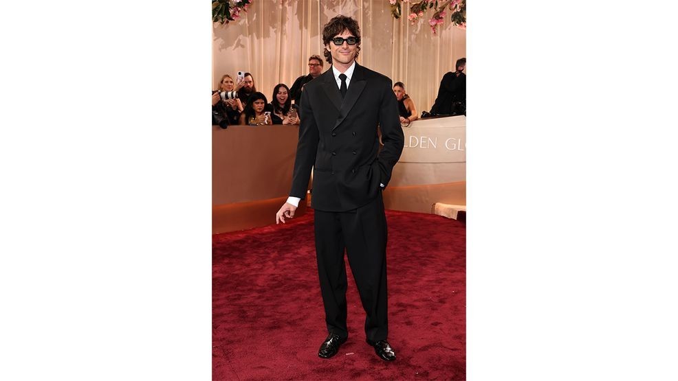 BEVERLY HILLS, CALIFORNIA - JANUARY 11: (FOR EDITORIAL USE ONLY) Jacob Elordi attends the 83rd Annual Golden Globe Awards at The Beverly Hilton on January 11, 2026 in Beverly Hills, California. (Photo by Amy Sussman/Getty Images)