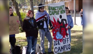 'ICE is not welcome here': UNF students demand 'sanctuary campus' amid immigration tension