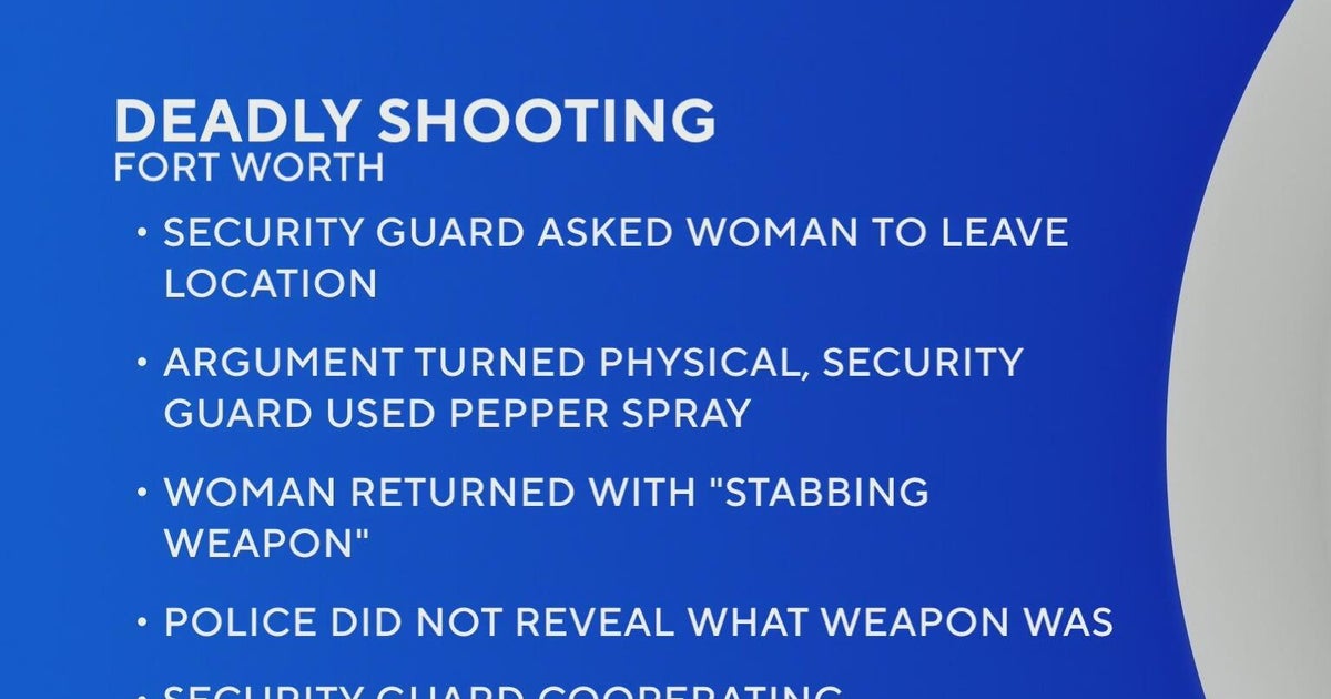 Fort Worth police: Security guard fatally shoots woman after confrontation at business