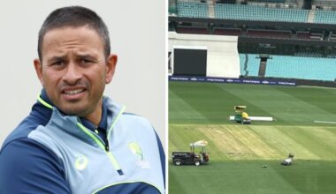 Usman Khawaja future, retirement, press conference, Green pitch for SCG fifth Test revealed, Australia XI team news, Cameron Green, Marnus Labuschagne