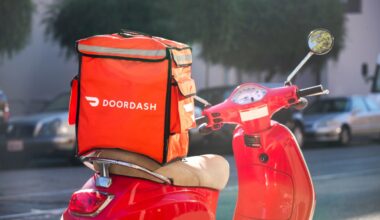 DoorDash scooter