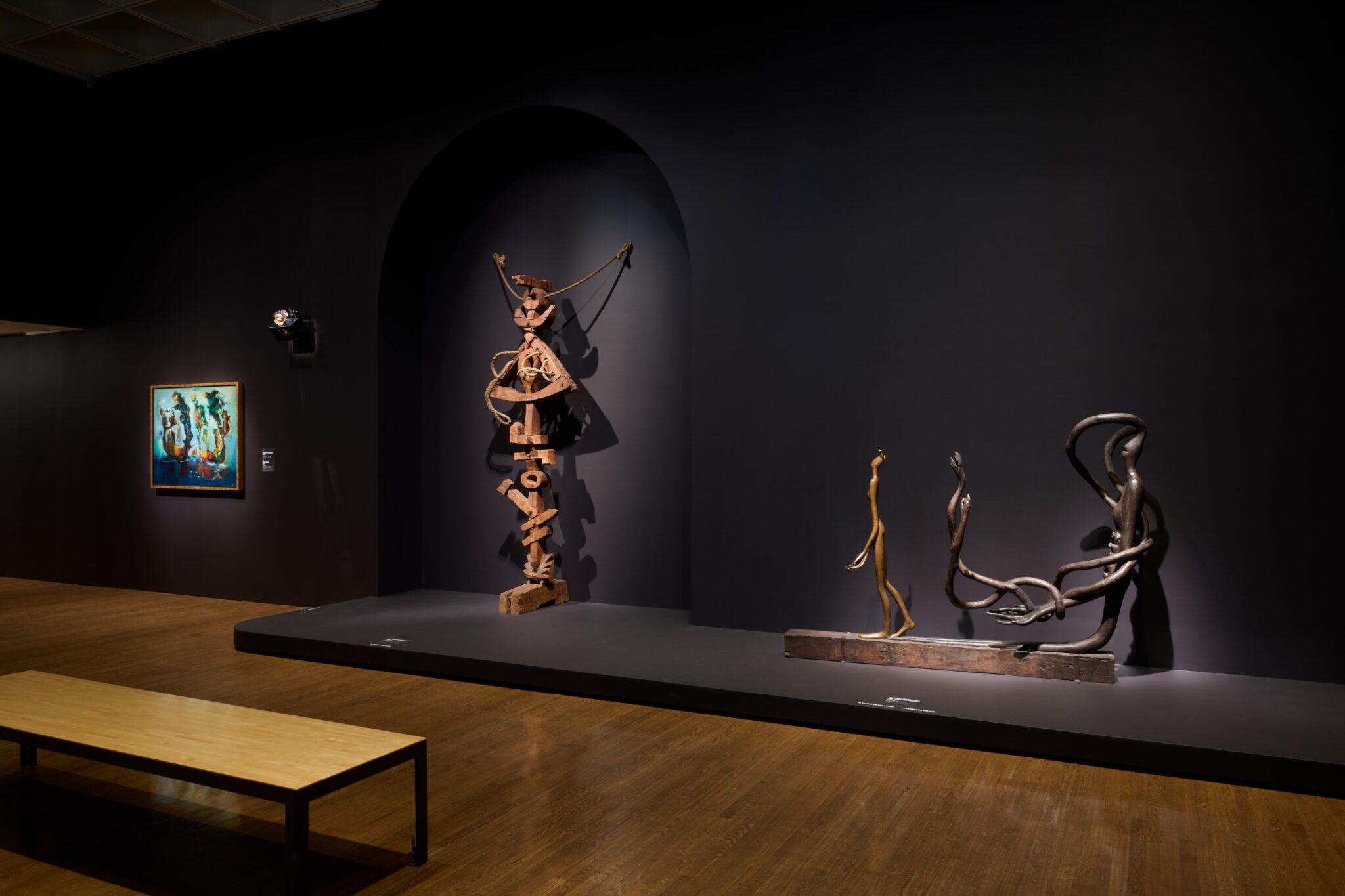 Installation view of “Dreamworld: Surrealism at 100,” now open at the Philadelphia Museum of Art. (Photo: Aimee Almstead)