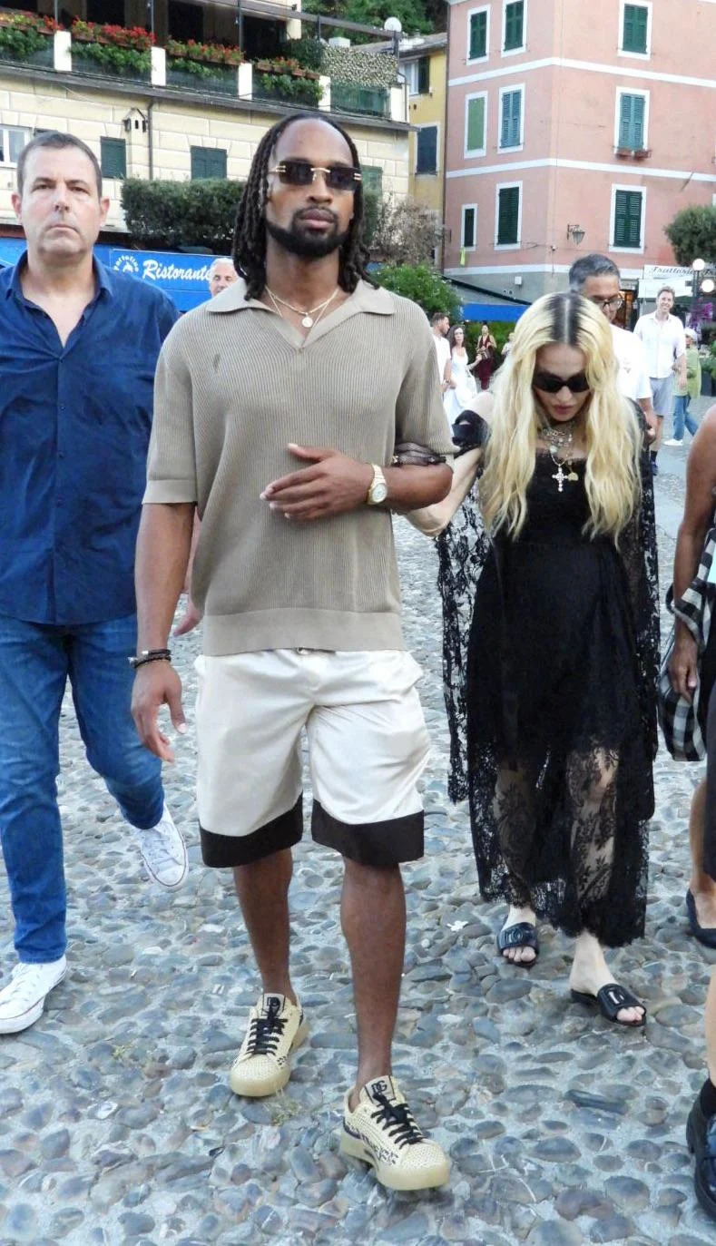 Madonna and Akeem Morris