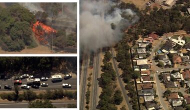 High Wycombe bushfire downgraded after residents forced to defend homes, fireys battled out of control blaze