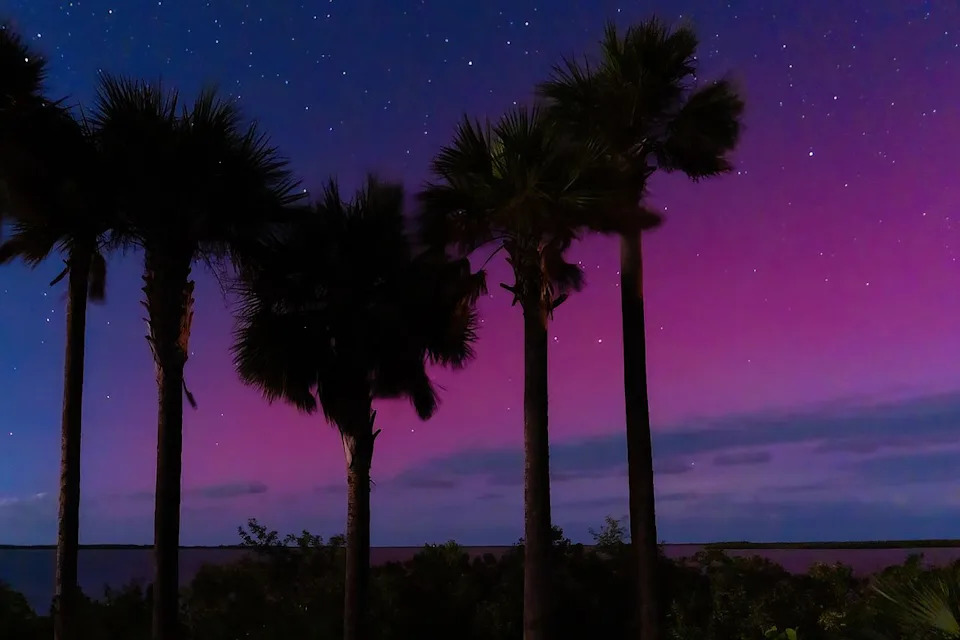 Jen Golbeck/SOPA Images/LightRocket via Getty  Auroras near Key West