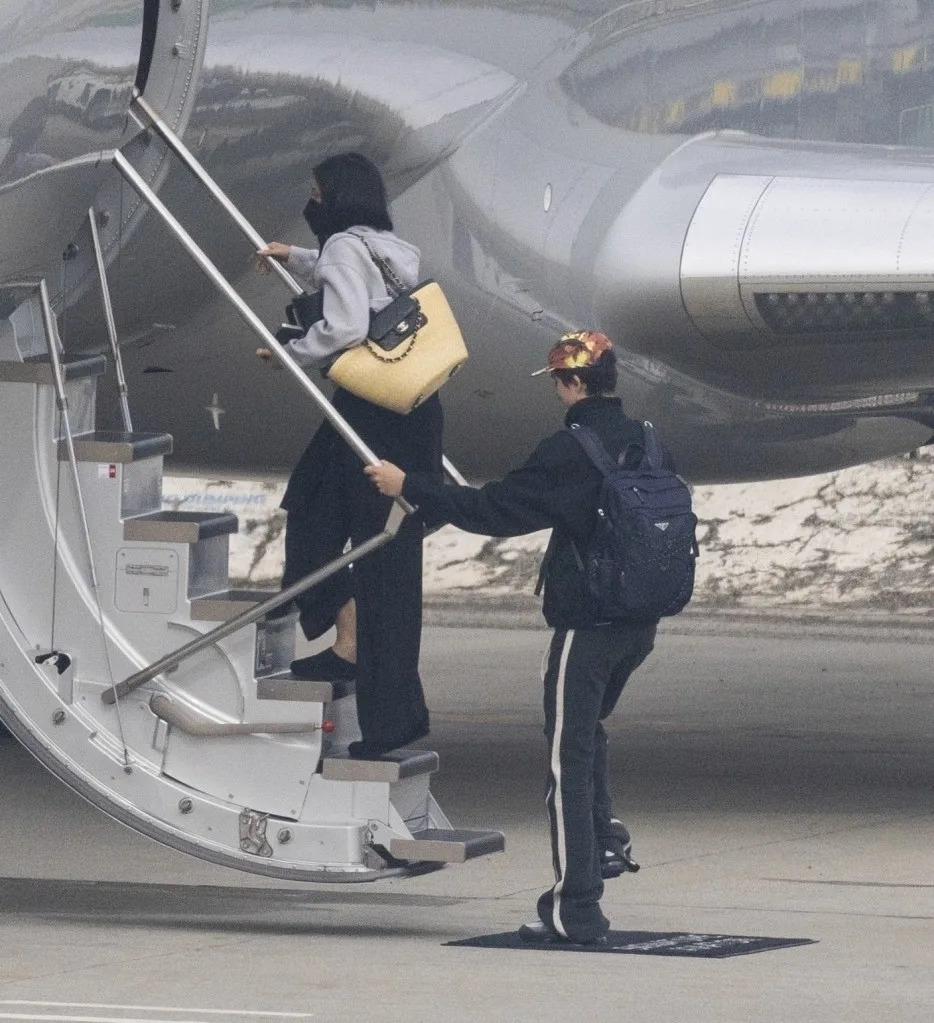 They were also caught on camera boarding a private jet last week. BACKGRID