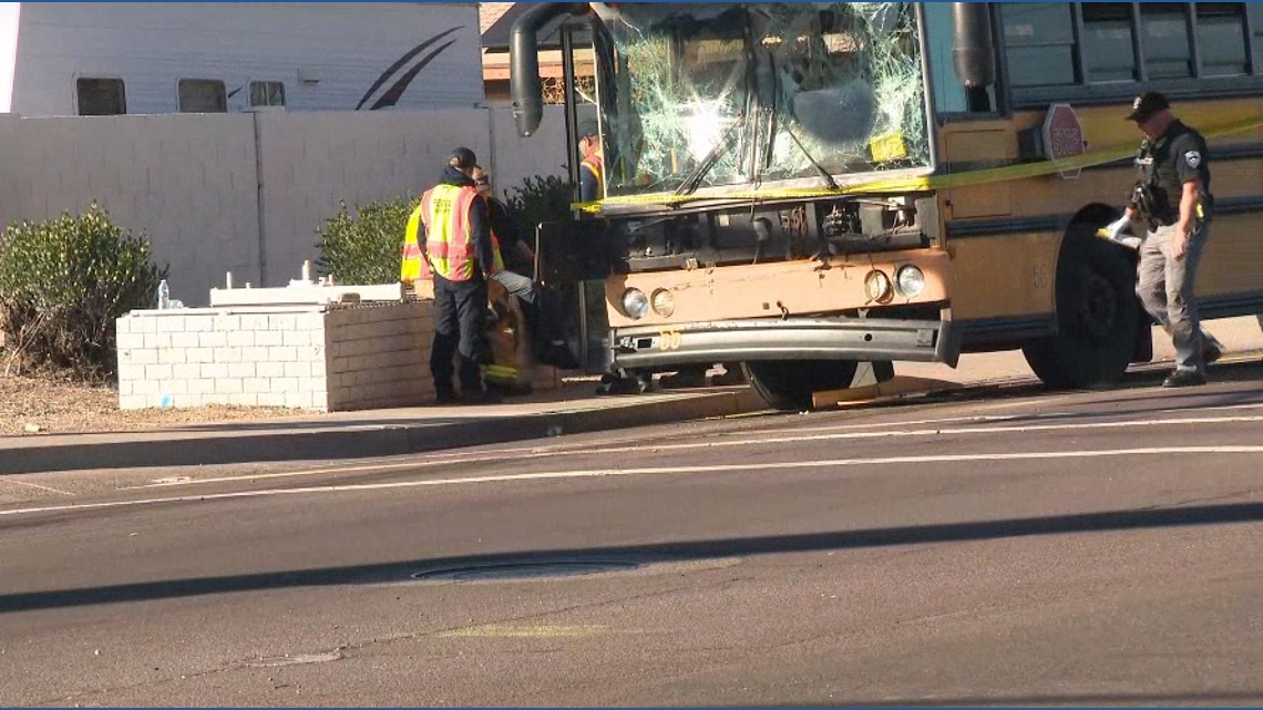 School buses involved in West Valley crash