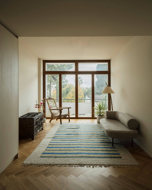 Estrela Apartment - Lucky Star / Spacegram - Interior Photography, Wood, Chair