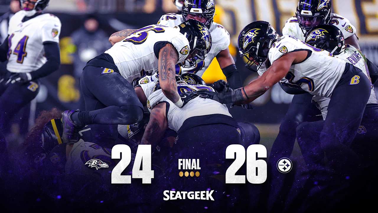 Ravens Finish Season With Gut-Wrenching Loss to Steelers