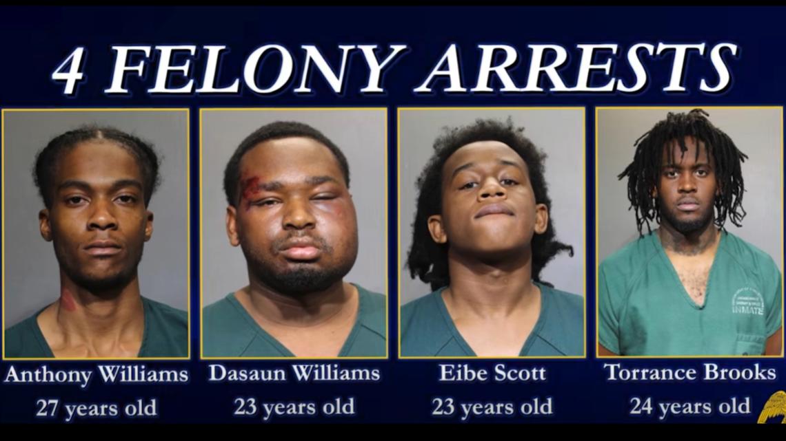 JSO gang unit arrests 4, seizes drugs and 22 guns in months-long operation