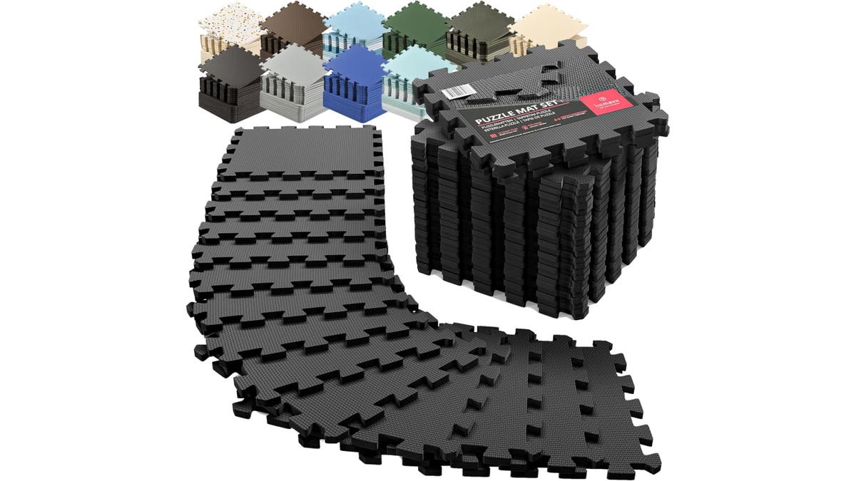Protect your floors (and your joints) with these interlocking foam tiles.