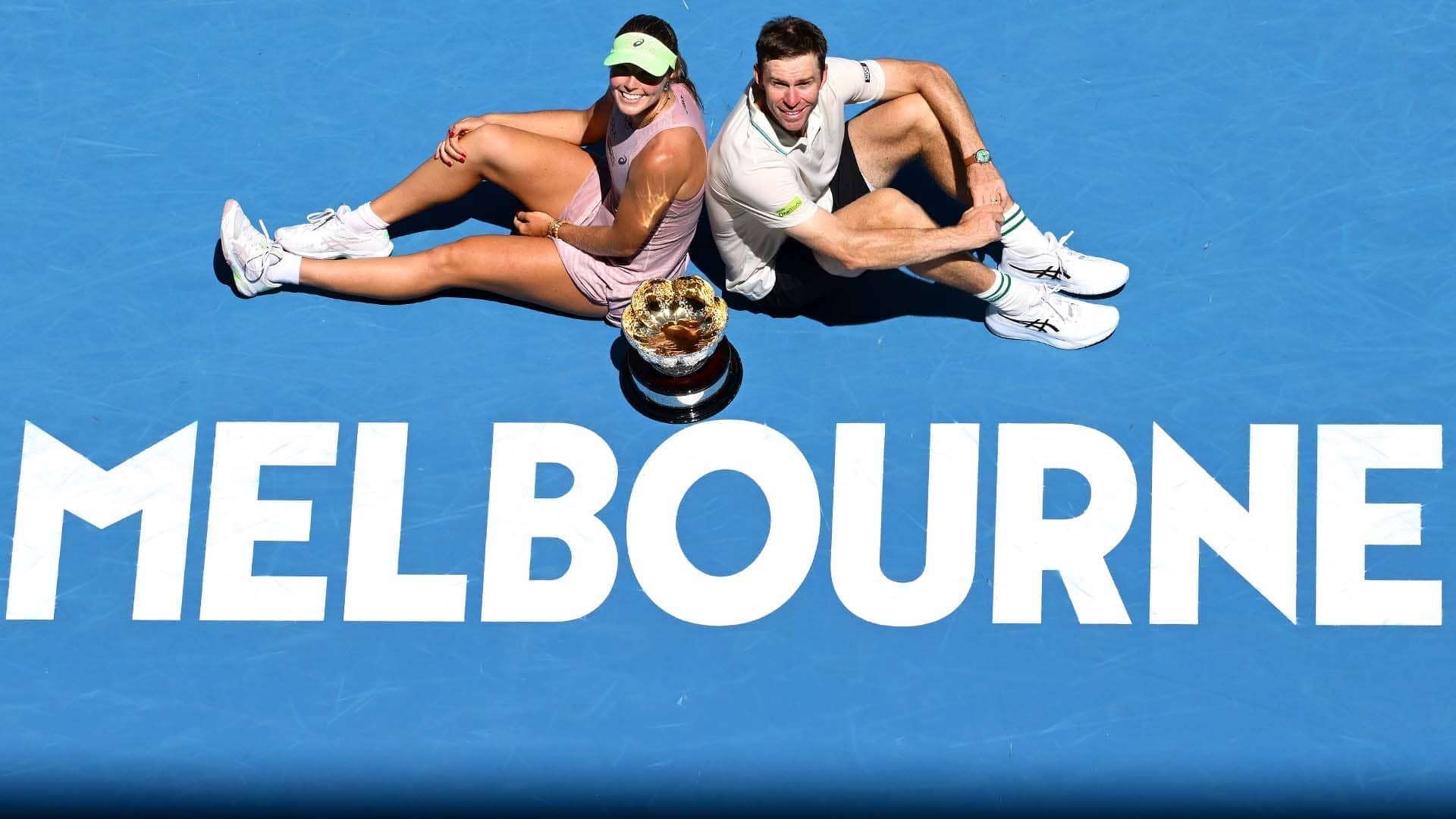 Olivia Gadecki and John Peers claim the Australian Open mixed doubles title for the second consecutive year.