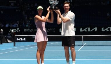 Gadecki and Peers claim back-to-back AO mixed doubles titles