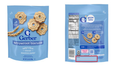 Gerber recalls Arrowroot Biscuits over possible contamination – NBC Los Angeles