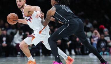Brooks, Booker power Suns to 126-117 win over struggling Nets