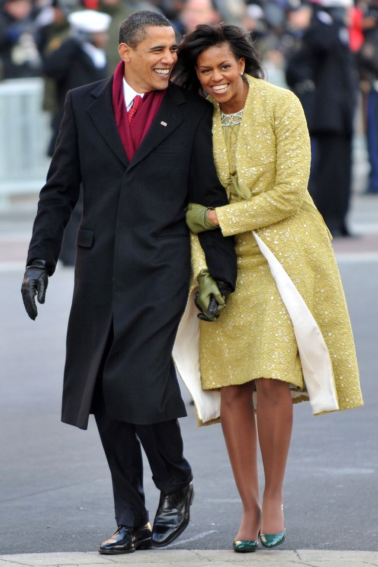 Michelle Obama wore Cuban-American designer Isabel Toledo for her husband's inauguration in 2009.