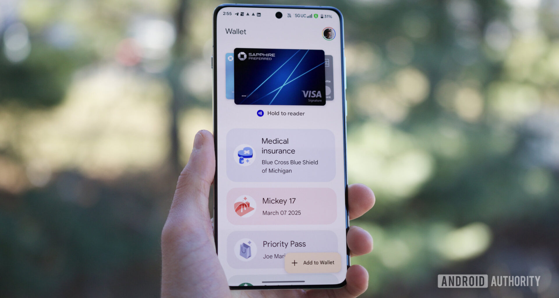 Custom passes in Google Wallet.