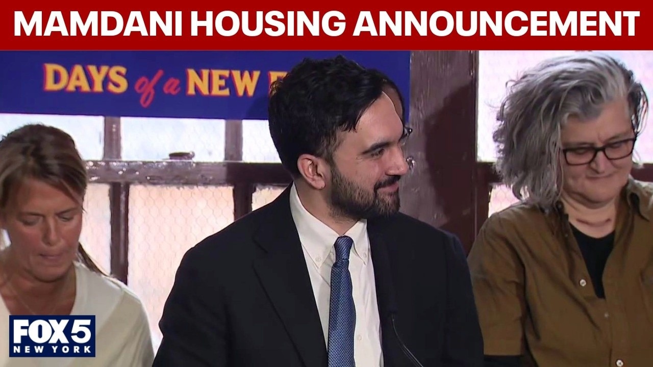 FULL: Mamdani makes housing-related announcement