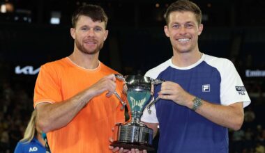 Christian Harrison and Neal Skupski win the 2026 Australian Open.