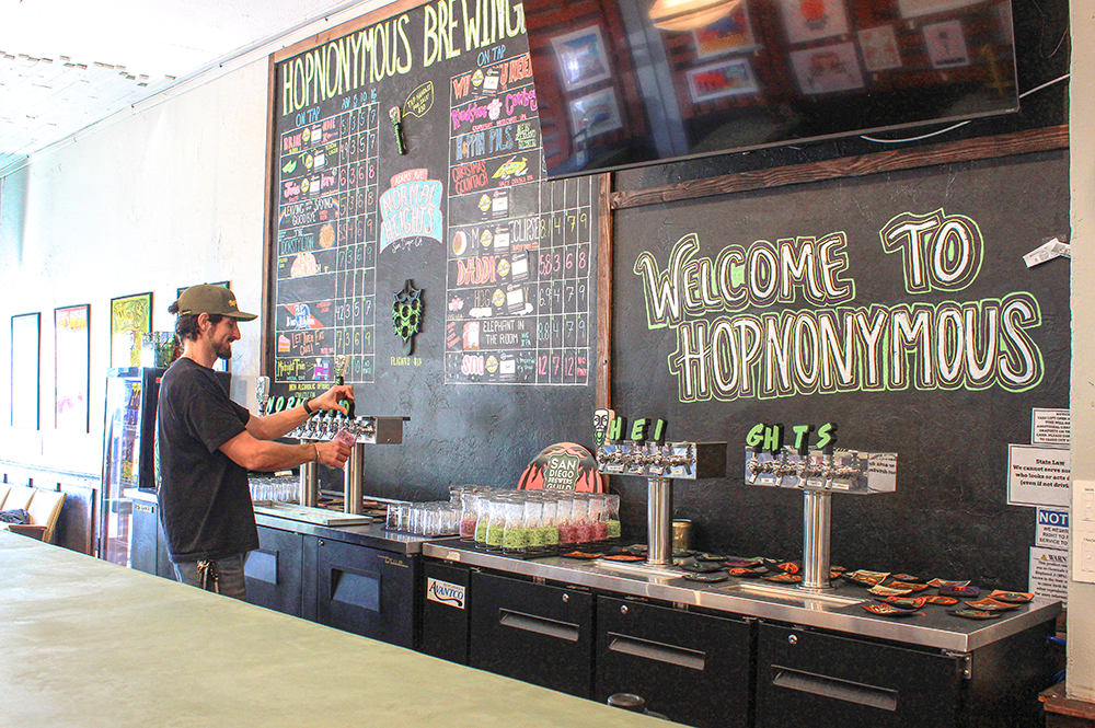 Remy Zurita at Hopnonymous Brewing Normal Heights
