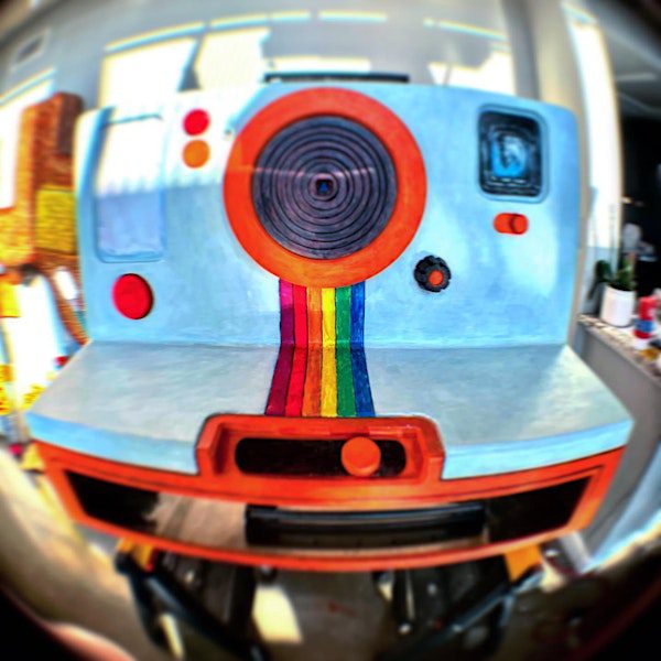 On January 15, Ken Womack will be unveiling yet another amusing work entitled “The Broloroid 2,” at the custom furniture store Scout Design Studio in the Design District. (Courtesy)