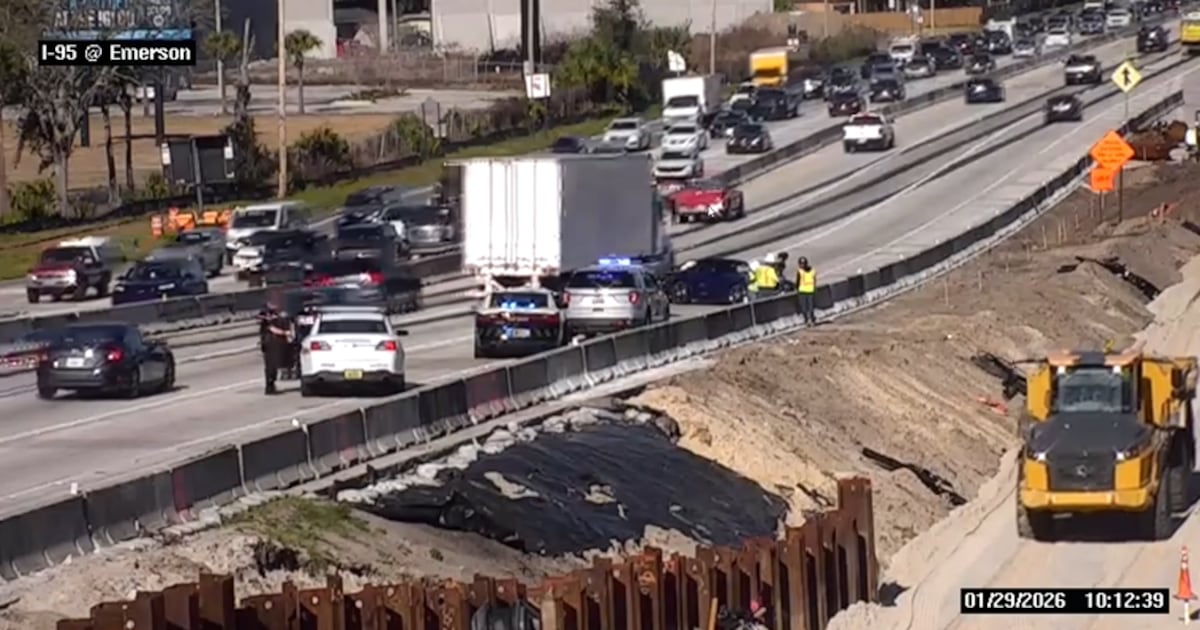 Driver who made ‘suicidal and homicidal threats’ in custody after high-speed pursuit on I-95 – Action News Jax