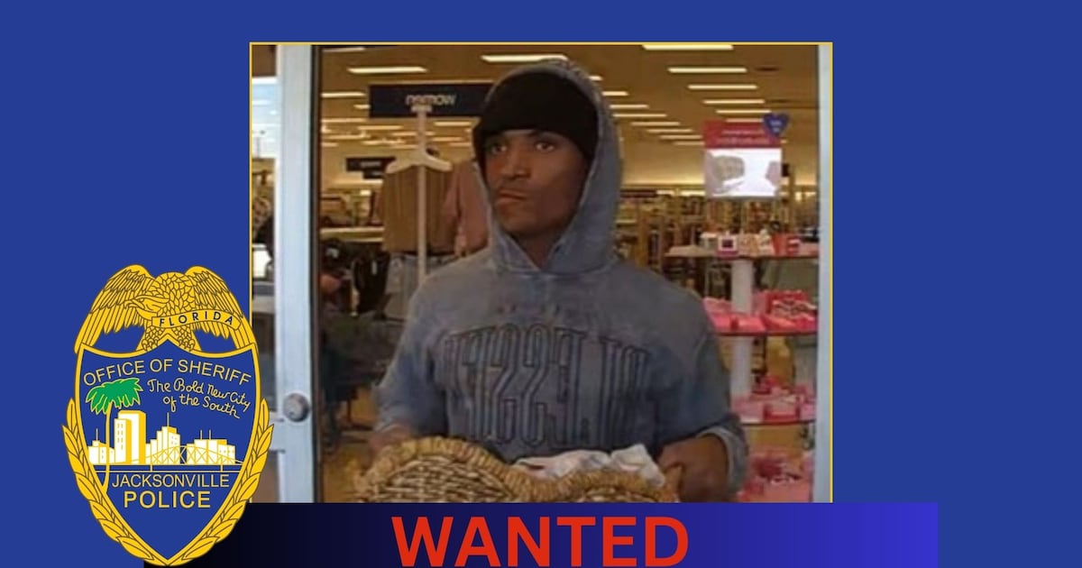 JSO searching for suspect who stole basket filled with merchandise – Action News Jax