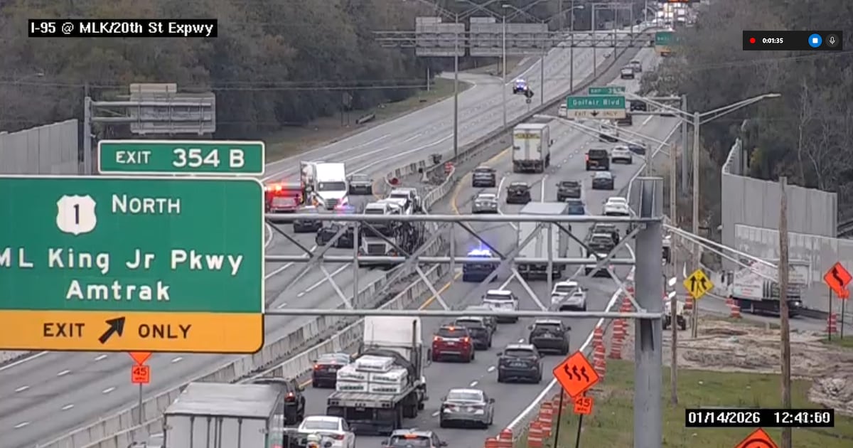 Deadly crash closes all southbound lanes of I-95 at MLK Parkway – Action News Jax
