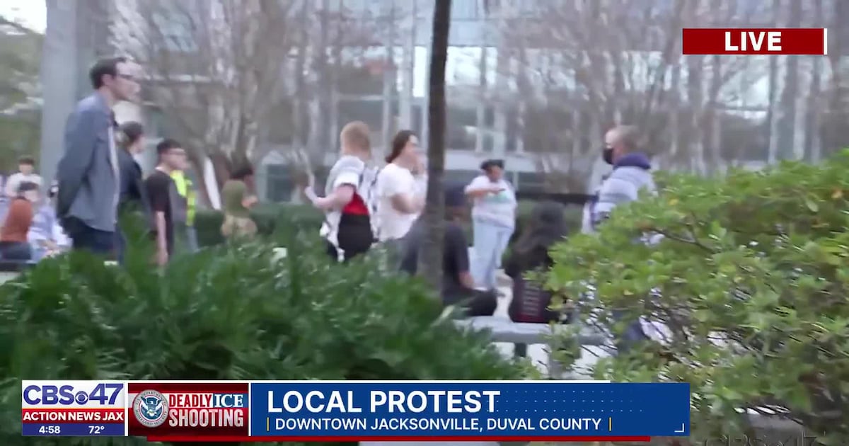 Jacksonville joins national protests after ICE killing in Minneapolis – Action News Jax