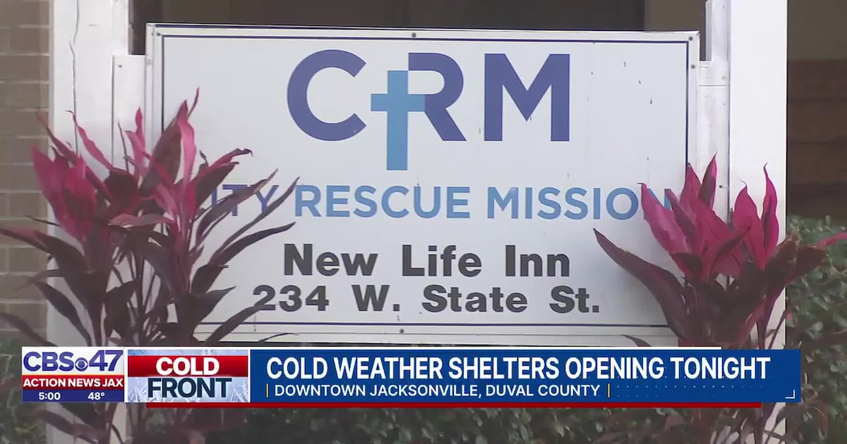 City Rescue Mission extends overnight shelter services amid cold weather – Action News Jax