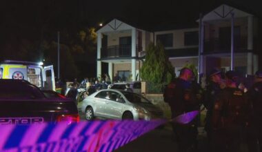 Man stabbed after huge brawl erupts on residential street in Greenacre