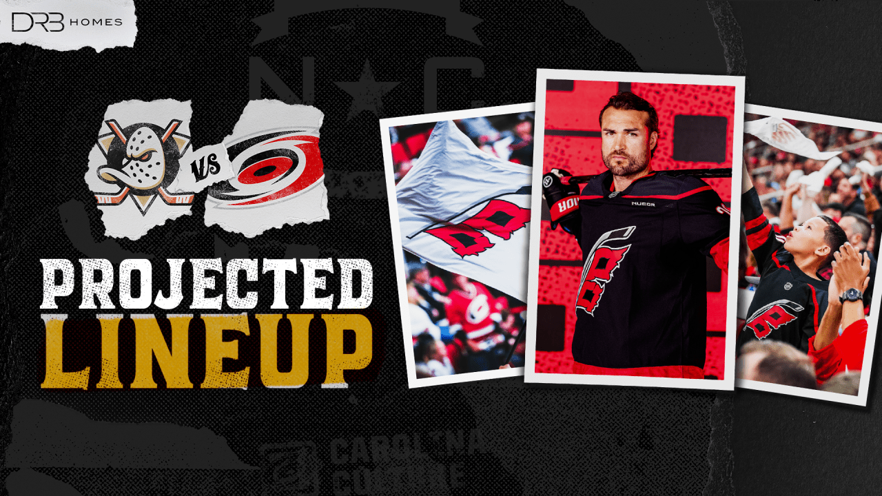 Projected Lineup: January 8 vs. Anaheim