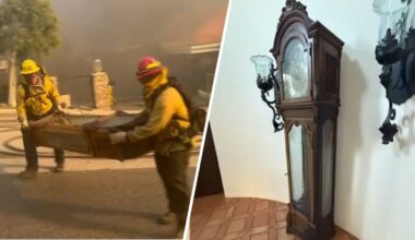 Family whose keepsakes were saved by firefighters reflect – NBC Los Angeles