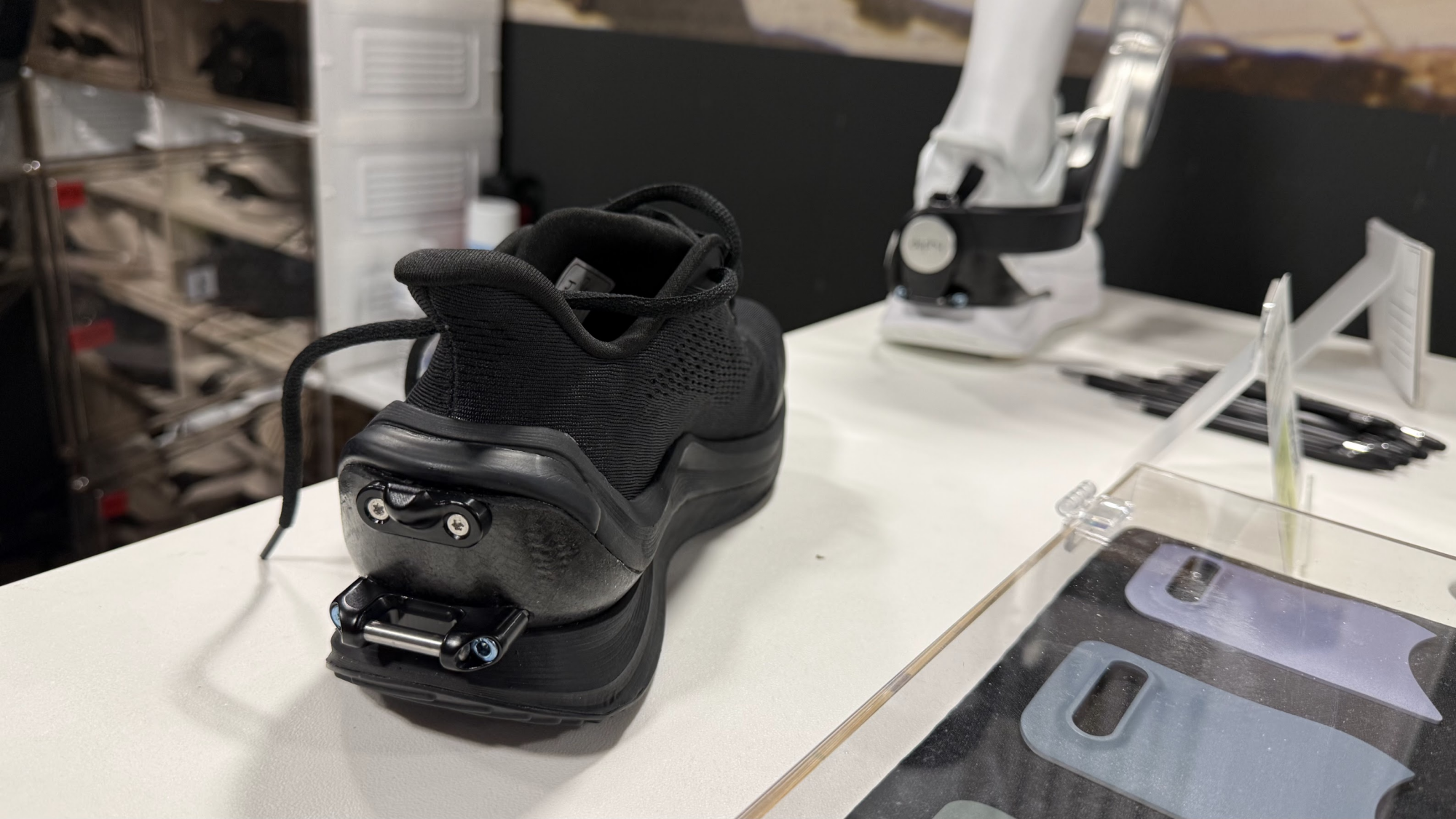 Dephy shoe from the back