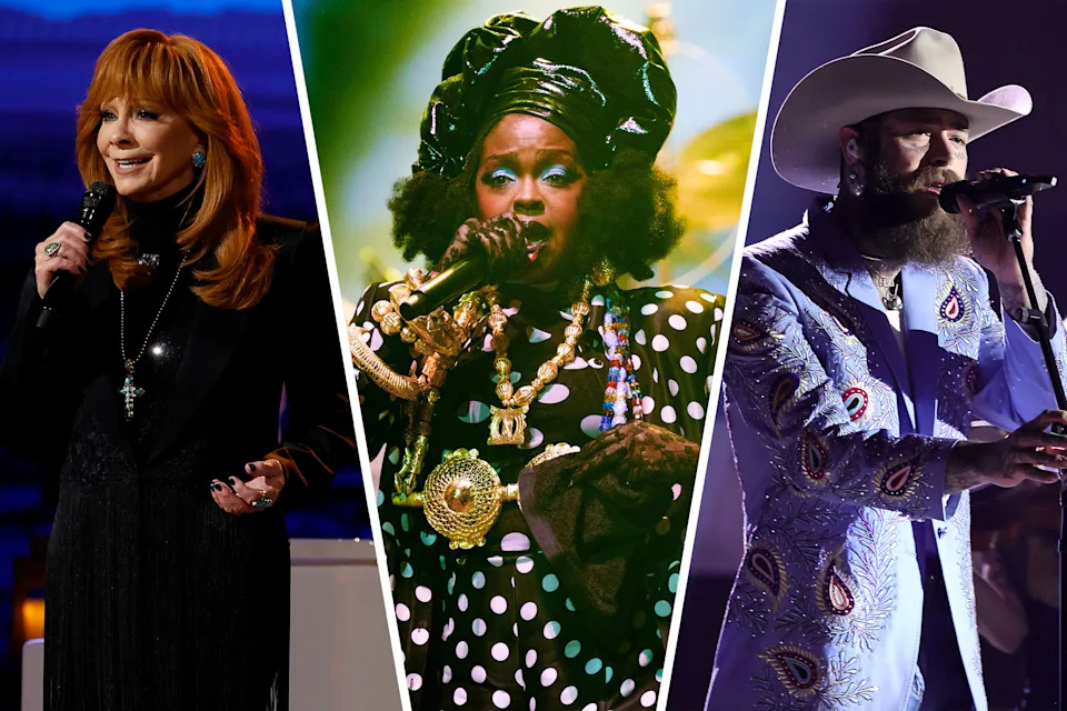 Reba McEntire, Lauryn Hill and Post Malone.