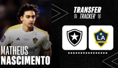 LA Galaxy extend Matheus Nascimento's loan from Botafogo
