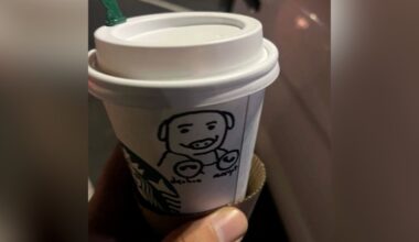 Deputy receives coffee cup with pig drawing from Norwalk Starbucks – NBC Los Angeles