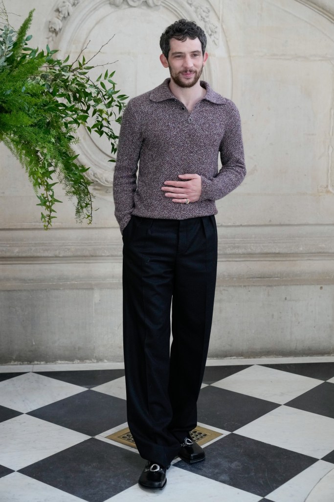 Josh O'Connor attends the Christian Dior Haute Couture show during Paris Fashion Week.