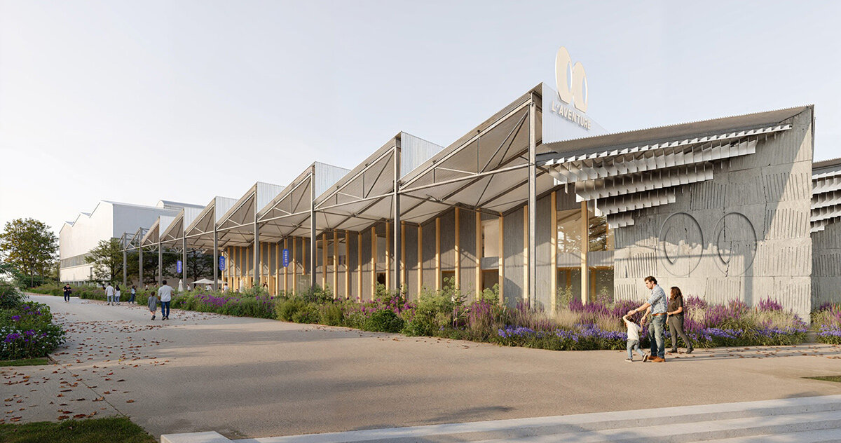 kengo kuma unveils plans to rework michelin museum in france