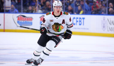 Bedard back at practice for Blackhawks, ‘no hard feelings’ over Canada OIympic omission