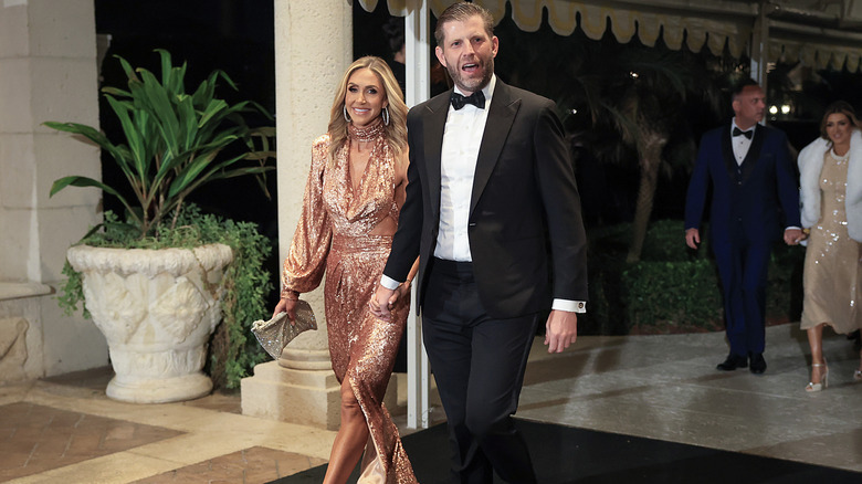 Lara and Eric Trump at Mar-a-Lago