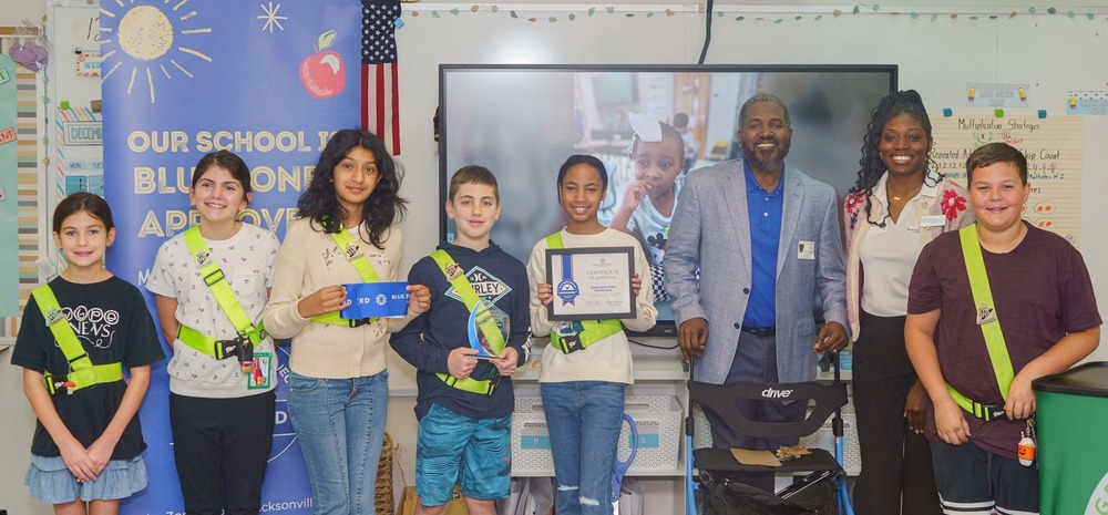 Greenland Pines Elementary earns Blue Zones approval