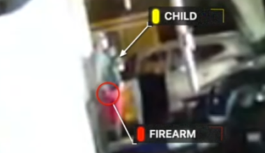 Bodycam shows gunman holding child during standoff with LA County deputies