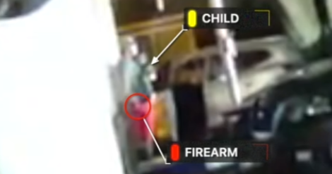 Bodycam shows gunman holding child during standoff with LA County deputies