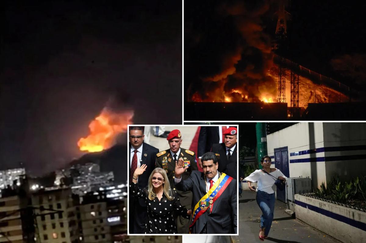 Trump says Venezuelan leader Nicolas Maduro, wife ‘captured and flown out of country’ after large-scale strikes