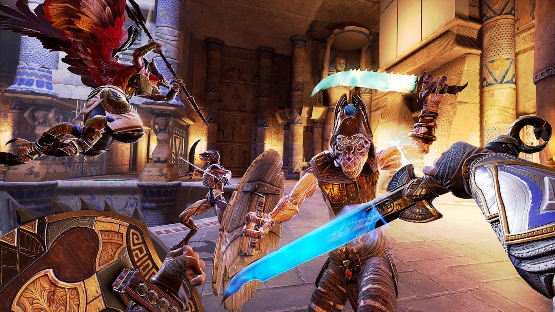 Screenshot of combat in Asgard's Wrath 2