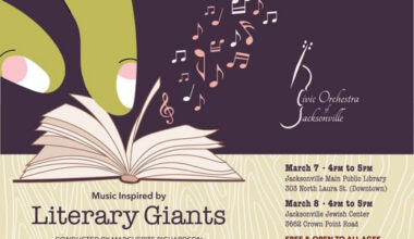 Music Inspired by Literary Giants at Jacksonville Public Library Jacksonville