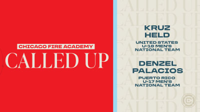 Chicago Fire Academy Defenders Kruz Held and Denzel Palacios Called Up to January Training Camps
