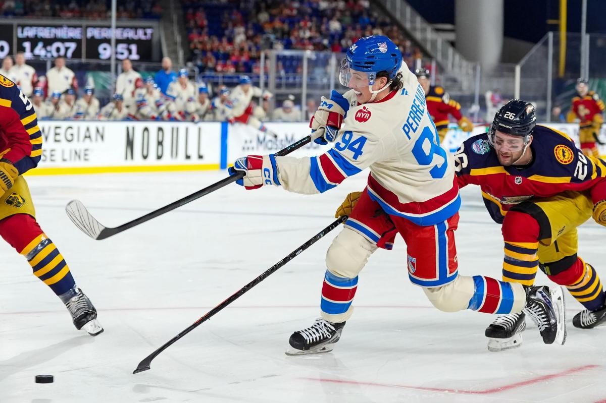 Exclusive | Gabe Perreault is inching closer to making his Rangers dreams a reality